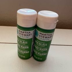 Martha Stewart Glass Paint Scottish Highlands Bundle of 2 Paint