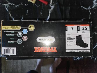 Brahma 7w Men's Steel Toe Boots Brand New