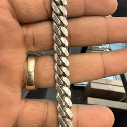 925 Silver Cuban Bracelet 41784-2