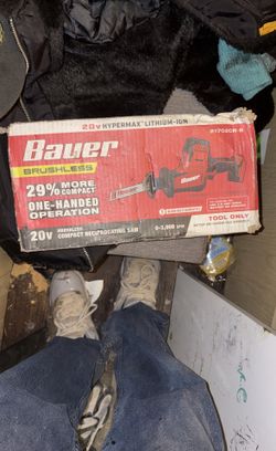 Bauer Brushless Compact Reciprocating Saw