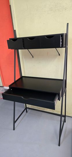 Computer Desk with Drawers, 61.13" H X 31.34" W X 18.81" D