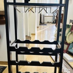 Freestanding Wine Rack & Mini Bar Table