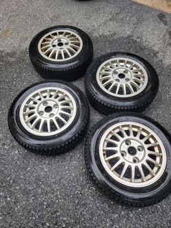 Audi Coupe 4000 14" Wheels OEM