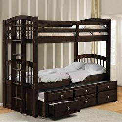 Micah Twln/Twin Bunk Bed &Trundle