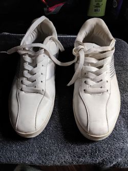 Vintage Baby Phat White Rhinestone Lace-Up Sneakers Women’s Size 8.5