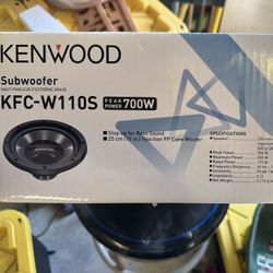 Kenwood KFC-W110S 10” Subwoofer