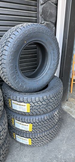 LT 285-70-17 A PLUS AT $650 CASH OUT THE DOOR All Terrain Tires installed (4) New 50,000 Miles