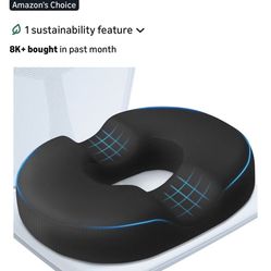 $10 Donut Pillow for Office Chair, Car, etc. | Removable Cover