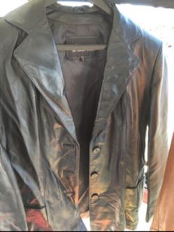 Black Wilson leather jacket size M