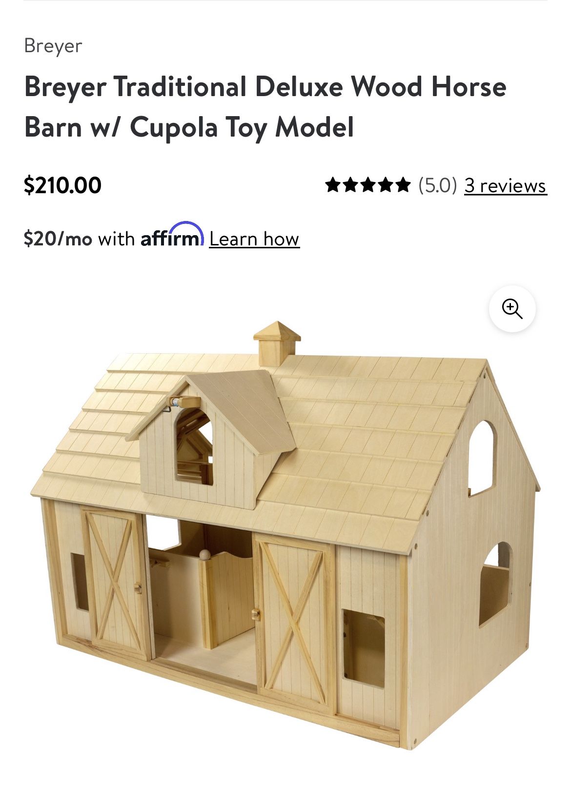 Horse barn