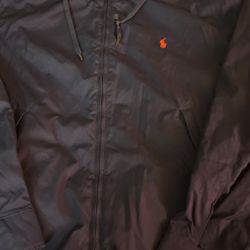 Men’s Polo Windbreaker w Hoodie 