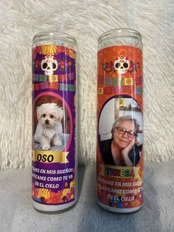Día de los muertos Velas Personalizadas 