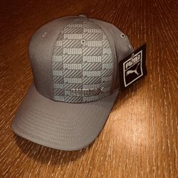 Grey Puma Cap , Brand New, Size  Small to Medium 