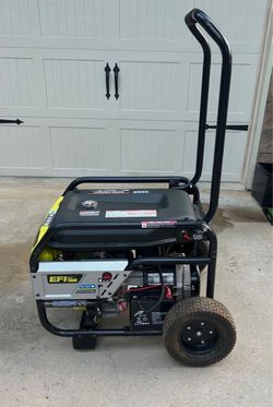 Brand new Ryobi generator retails for 1000, selling for 550. It still has a 3 year warranty.