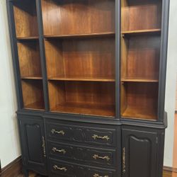 Vintage Drexel China Cabinet/Bookcase