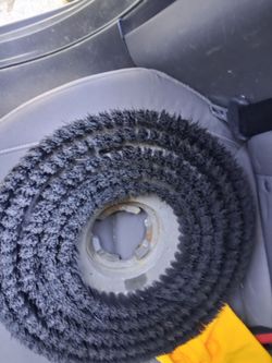 Braun Metal Rotary Floor Cleaner Brush 15" Tynex Nylon