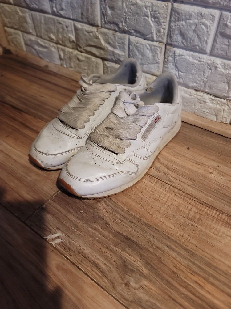 White Reeboks