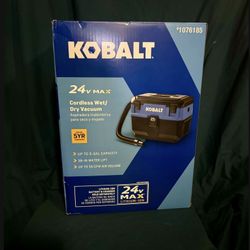 Kobalt 24-volt 3-Gallon 1-HP Cordless Wet/Dry Shop Vacuum with Accessories Included