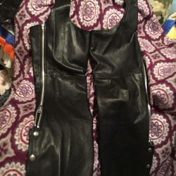 Leather chaps