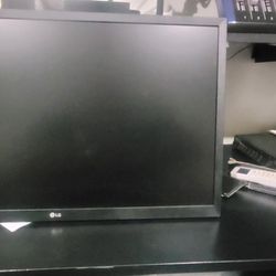 19 " LG Monitor w Wall Mount