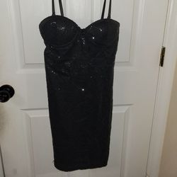 Sparkly Going out Black Dress