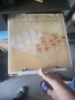 Shot Chest Board And Glasses