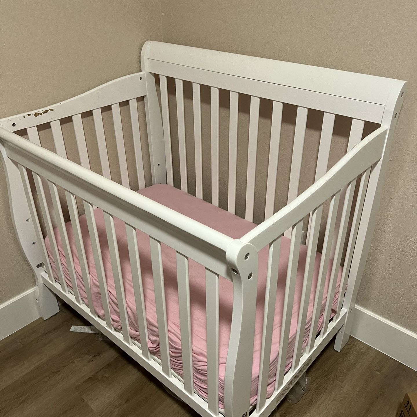 Aden 4 in 1 Convertible Mini Crib