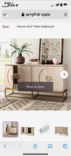 Mistana Darrius 59.5” Wide Sideboard - Like New