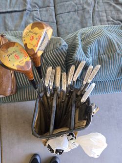 Vintage 1970s Spalding  Al Gieberger Golf Clubs
