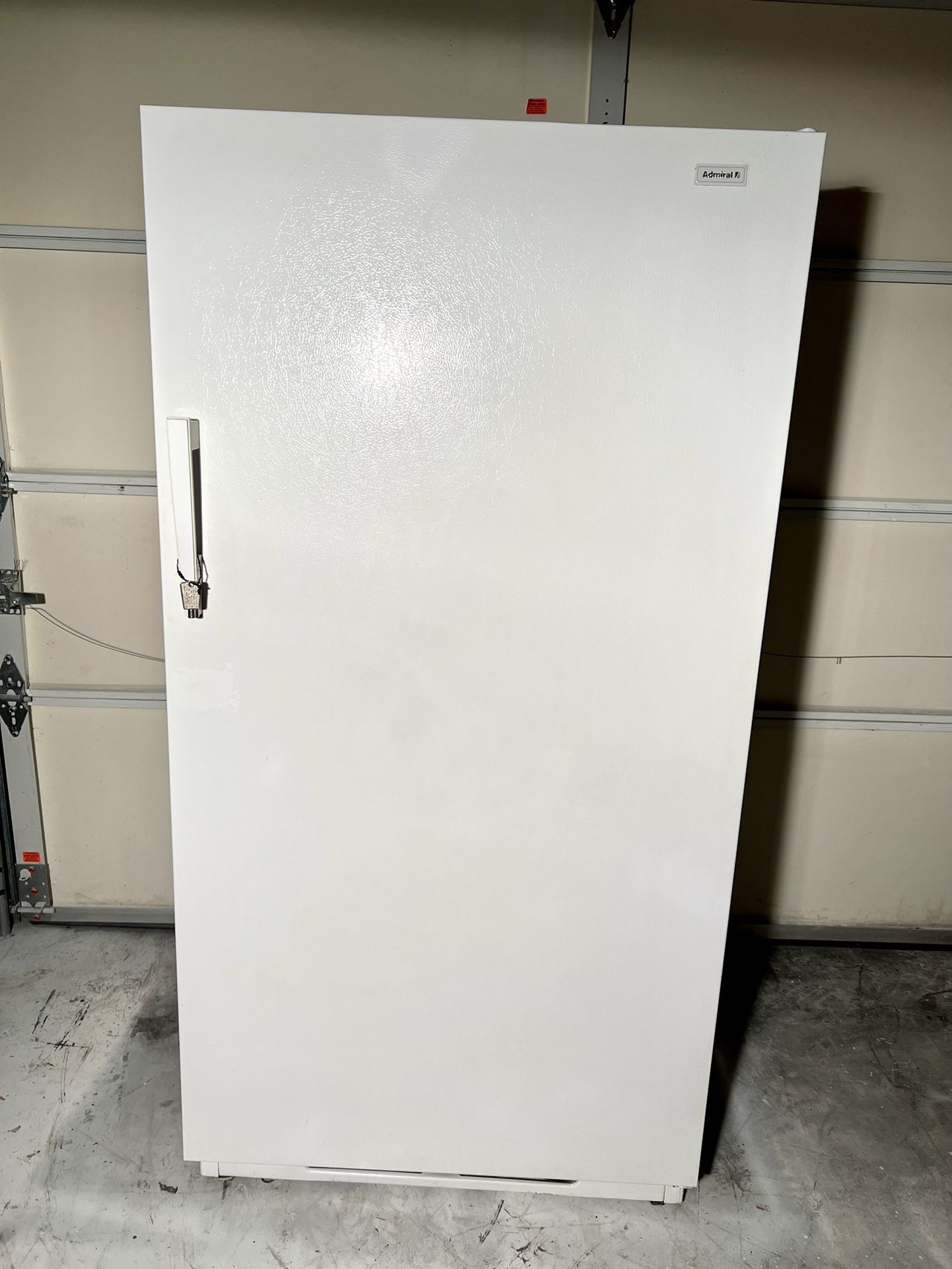 admiral upright freezer