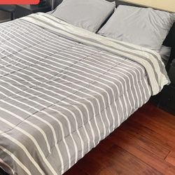 IKEA BED FRAME AND MATTRESS AND DRESSER