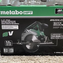 METABO HPT MultiVolt 18-Volt 6-1/2-in Cordless Deep Cut Circular Saw