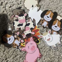 New Farm Animal Bulletin Board Cut Outs