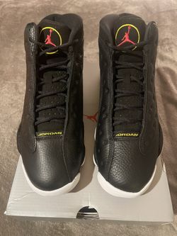 Air Jordan 13 Retro. Black/Red-white. Size 9men