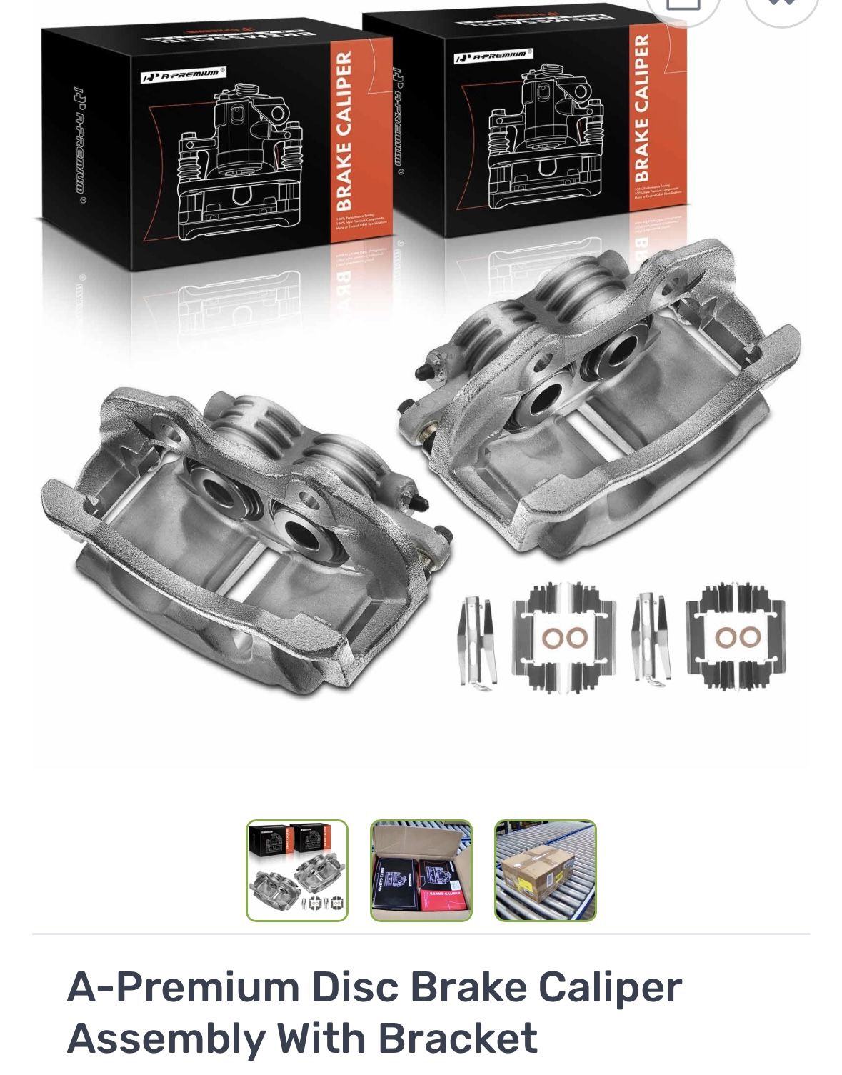 A-Premium Disc Brake Caliper Assembly With Bracket
