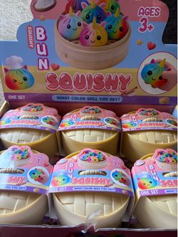 Unicorn dumplings change color in the sun
