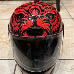 Icon Air form Lycan Helmet Red
