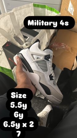 Military Black 4s Gs ONLY