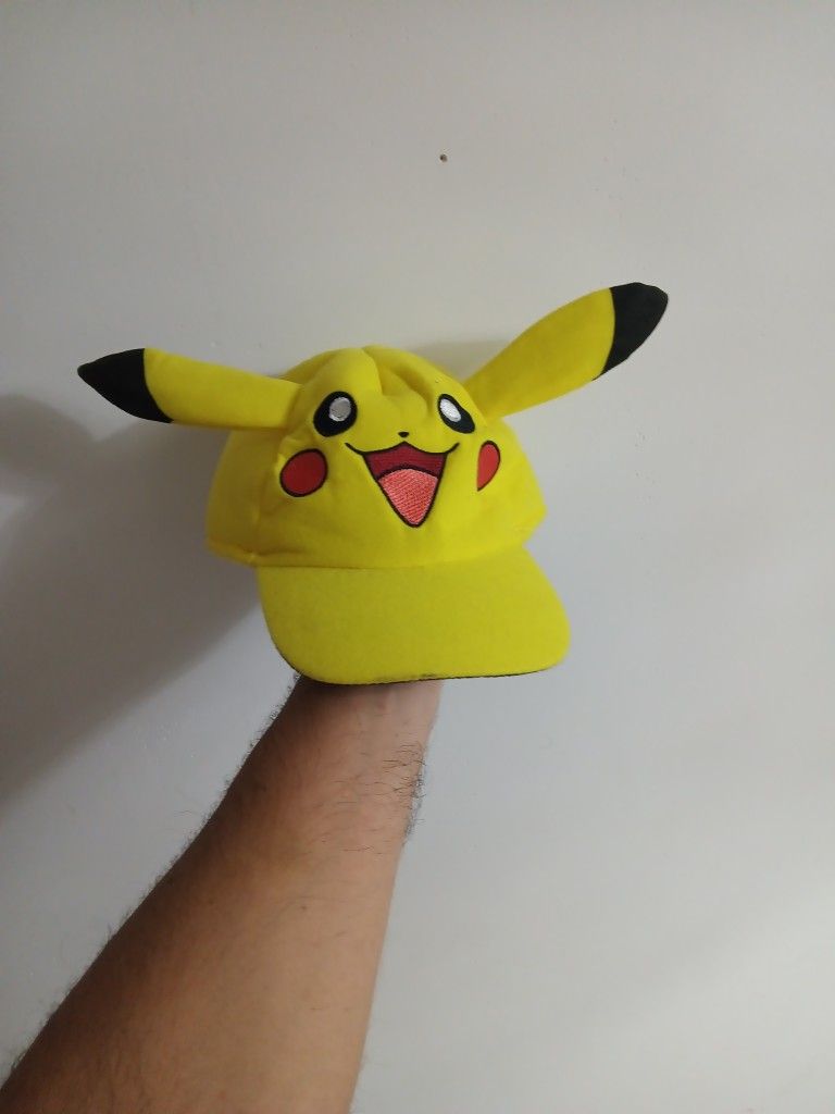 Boys Pokemon Pikachu Big Face Cosplay hat