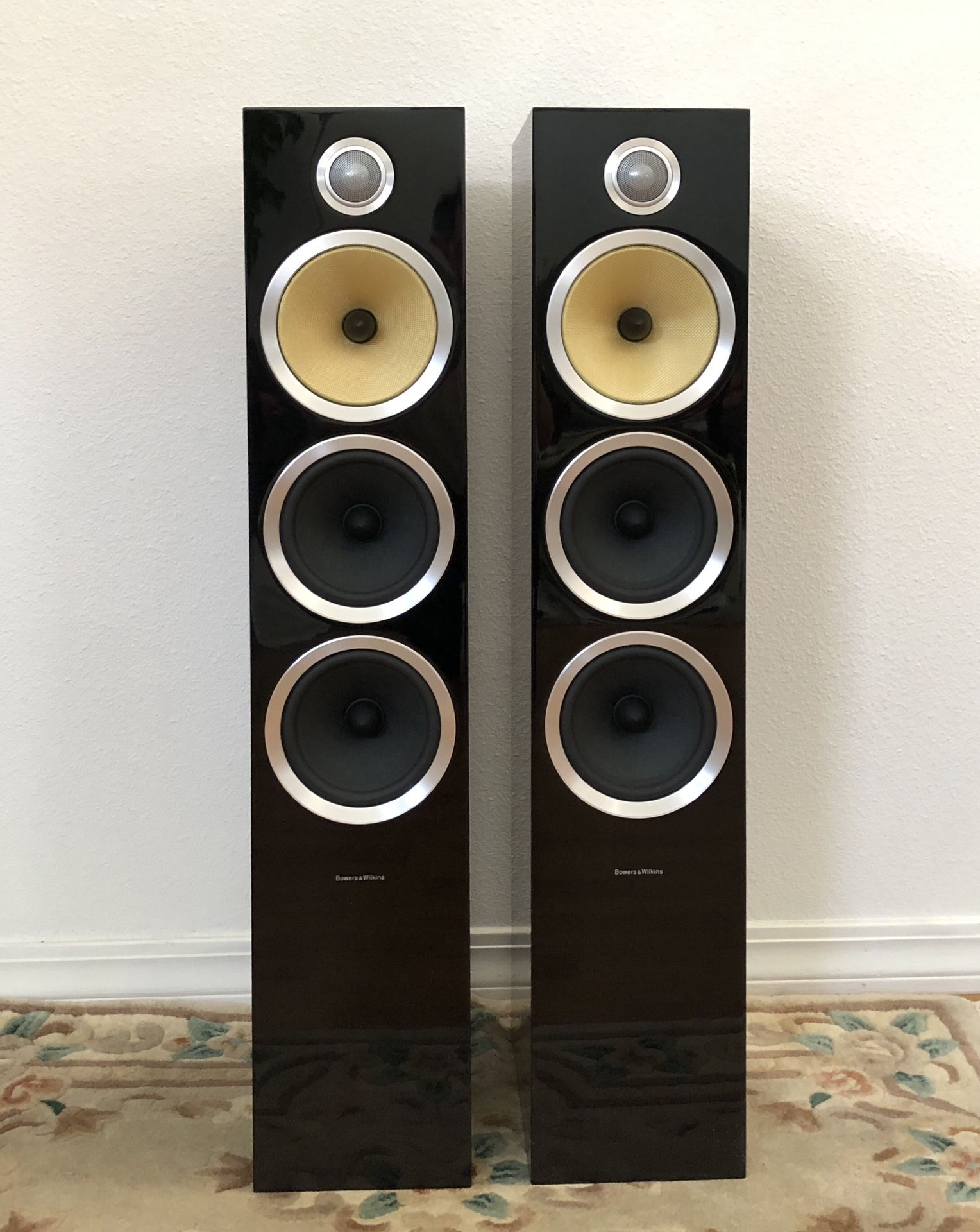 Bowers & WIlkins CM9 S2 Floodstanding Speakers Gloss Black