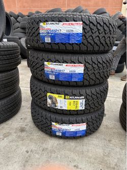 225/65/17 ( 4 New tires ) installed and balanced