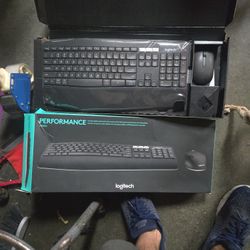 Logitech performance keyboard and mouse
