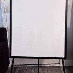 Maxtek Magnetic Easel Whiteboard – 36” x 24” (Black)