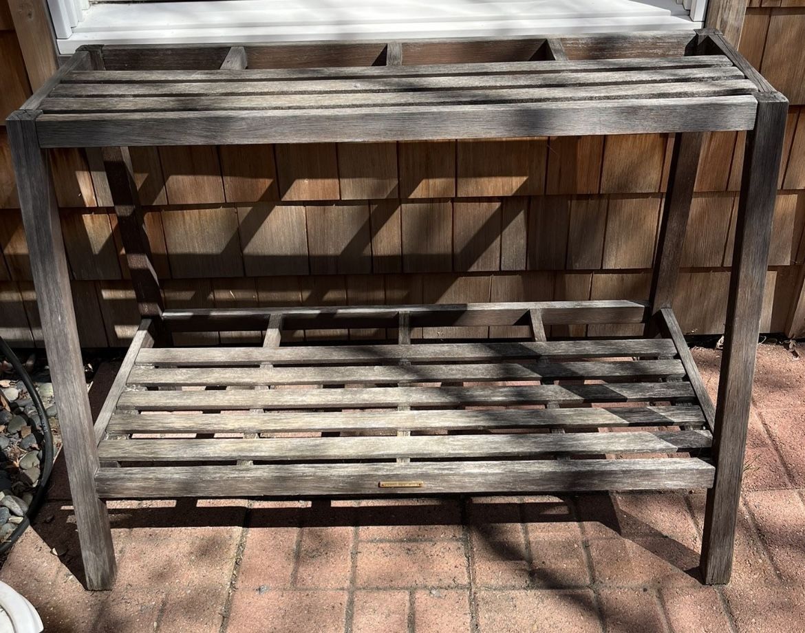 Wood Outdoor Shelf