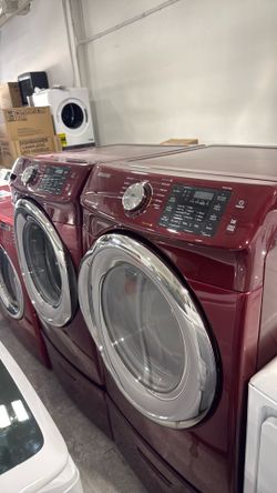 Samsung steam washer and gas dryer