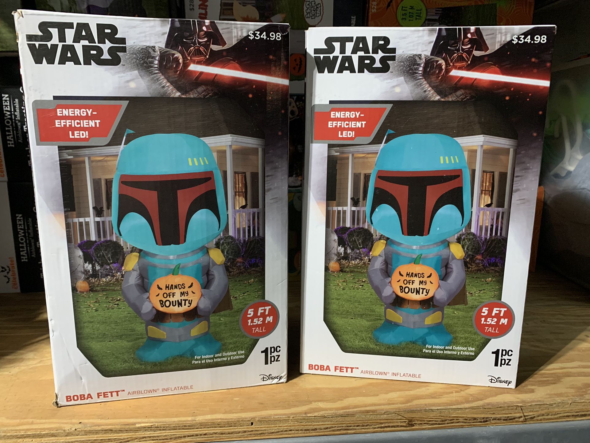 Brand New Star Wars Boba Fett Inflatable (read Description & See Photos(