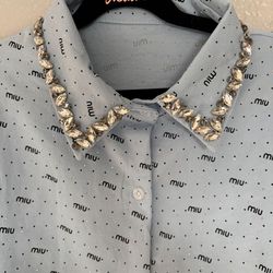 Beautiful Women Miu Miu Blusa Size M