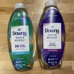Downy Refresh odor reducing fabric rinse  large 48 oz bottle 