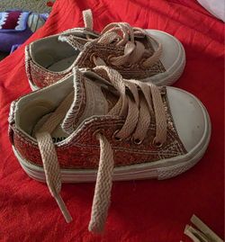 Infant baby shoes size 4 converse