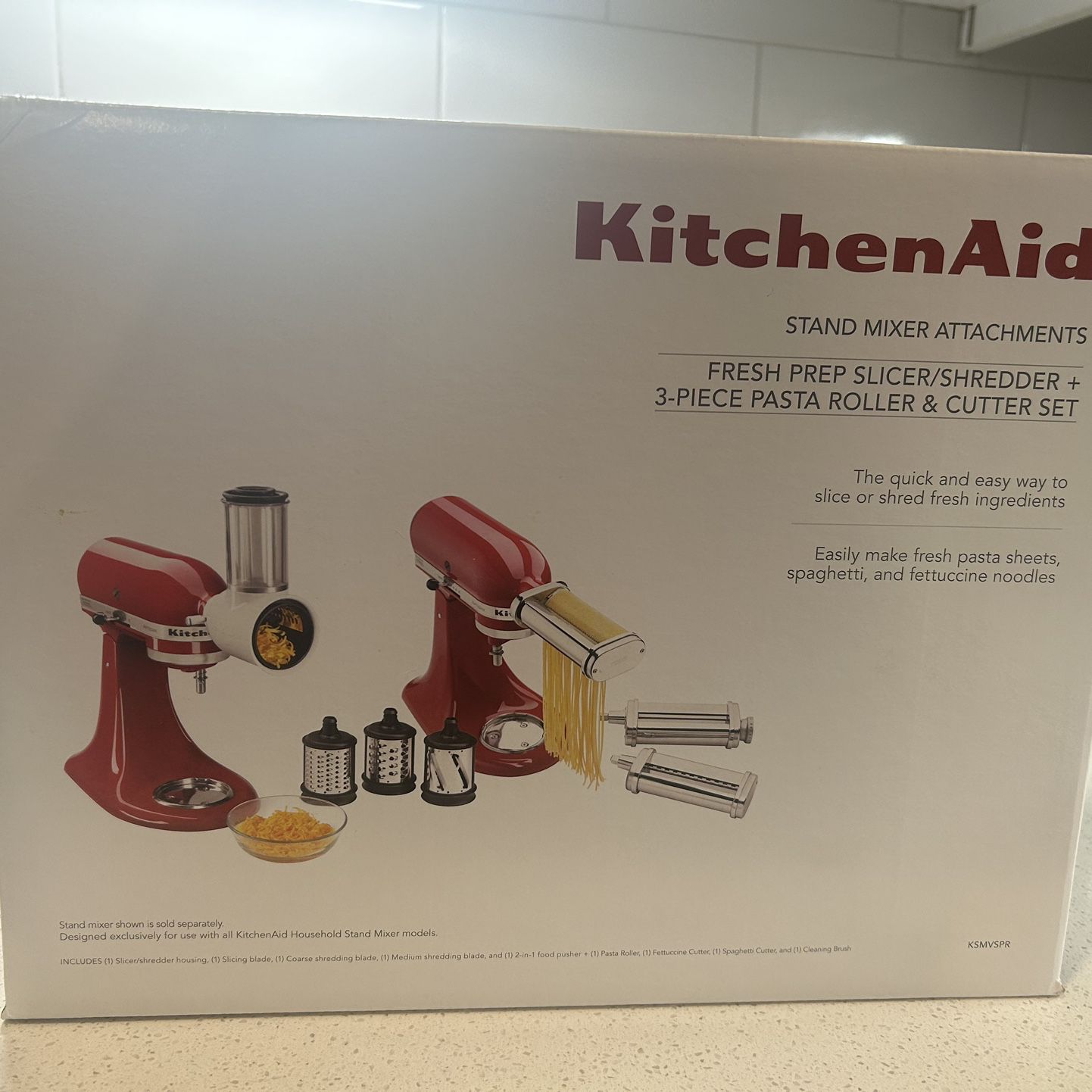 Attachments for KitchenAid stand mixer, set of 3 pcs, slicer and